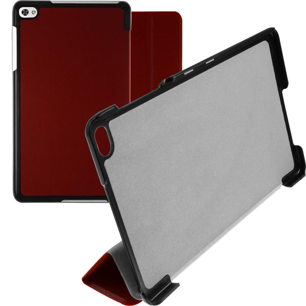 Kunst-Lederhülle für Huawei MediaPad M2 8.0 Tri-Fold rot Cov