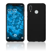 PhoneNatic Case kompatibel mit Huawei Nova 3 - schwarz Silikon Hülle matt Cover