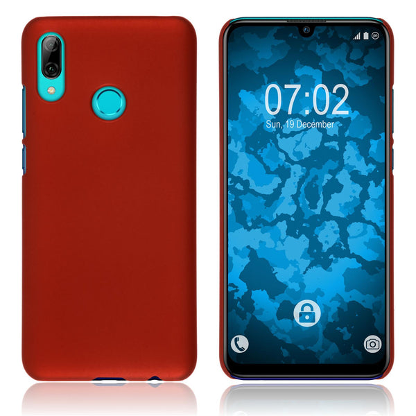 Hardcase für Huawei P Smart 2019 gummiert rot