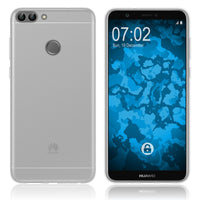 PhoneNatic Case kompatibel mit Huawei P Smart - clear Silikon Hülle Slimcase Cover