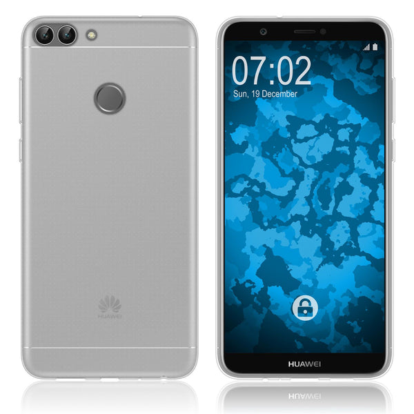 PhoneNatic Case kompatibel mit Huawei P Smart - clear Silikon Hülle Slimcase Cover