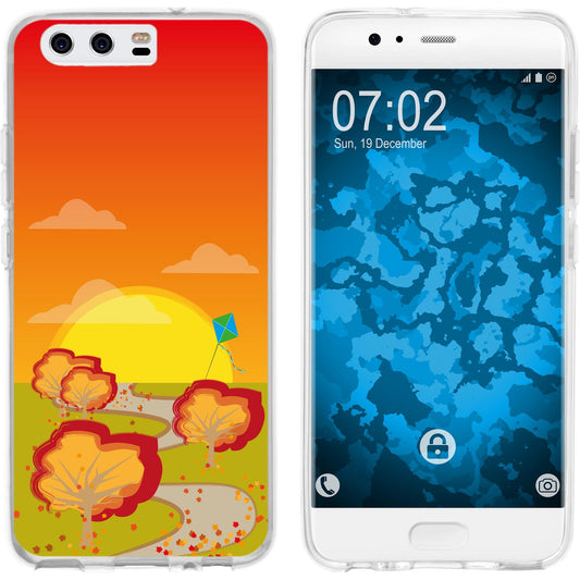 P10 Plus Silikon-Hülle Herbst Drache/Kite M2 Case