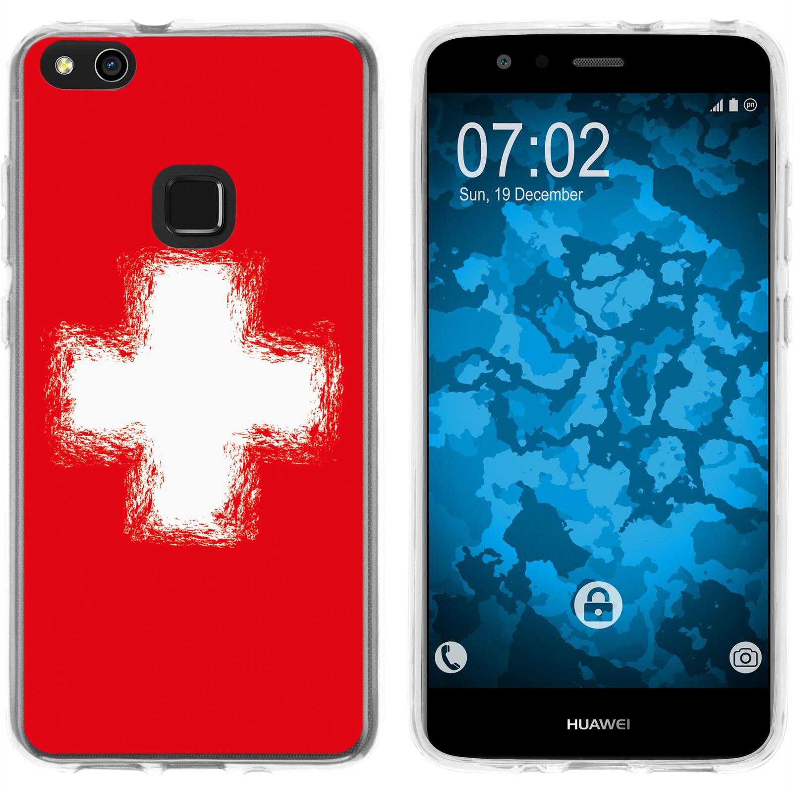 P10 Lite Silikon-Hülle WM Schweiz M10 Case