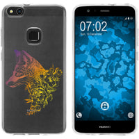 P10 Lite Silikon-Hülle Floral Fuchs M1-3 Case