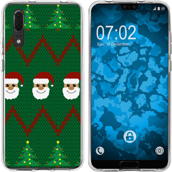 P20 Silikon-Hülle X Mas Weihnachten X-Mas Sweater M7 Case