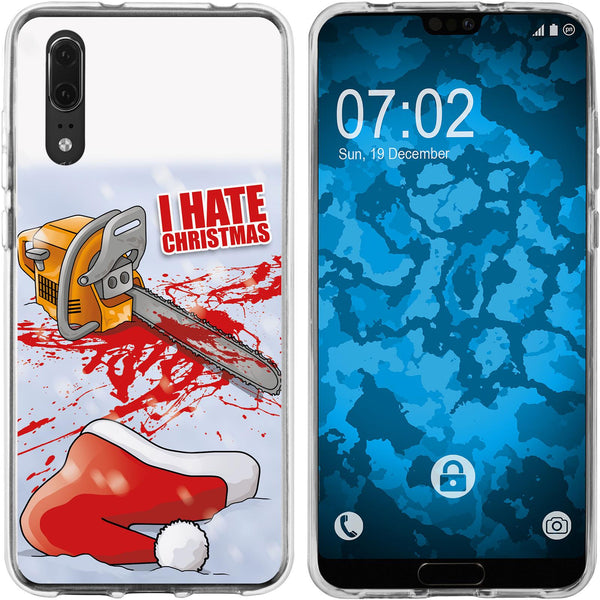 P20 Silikon-Hülle X Mas Weihnachten Hate X-Mas M8 Case