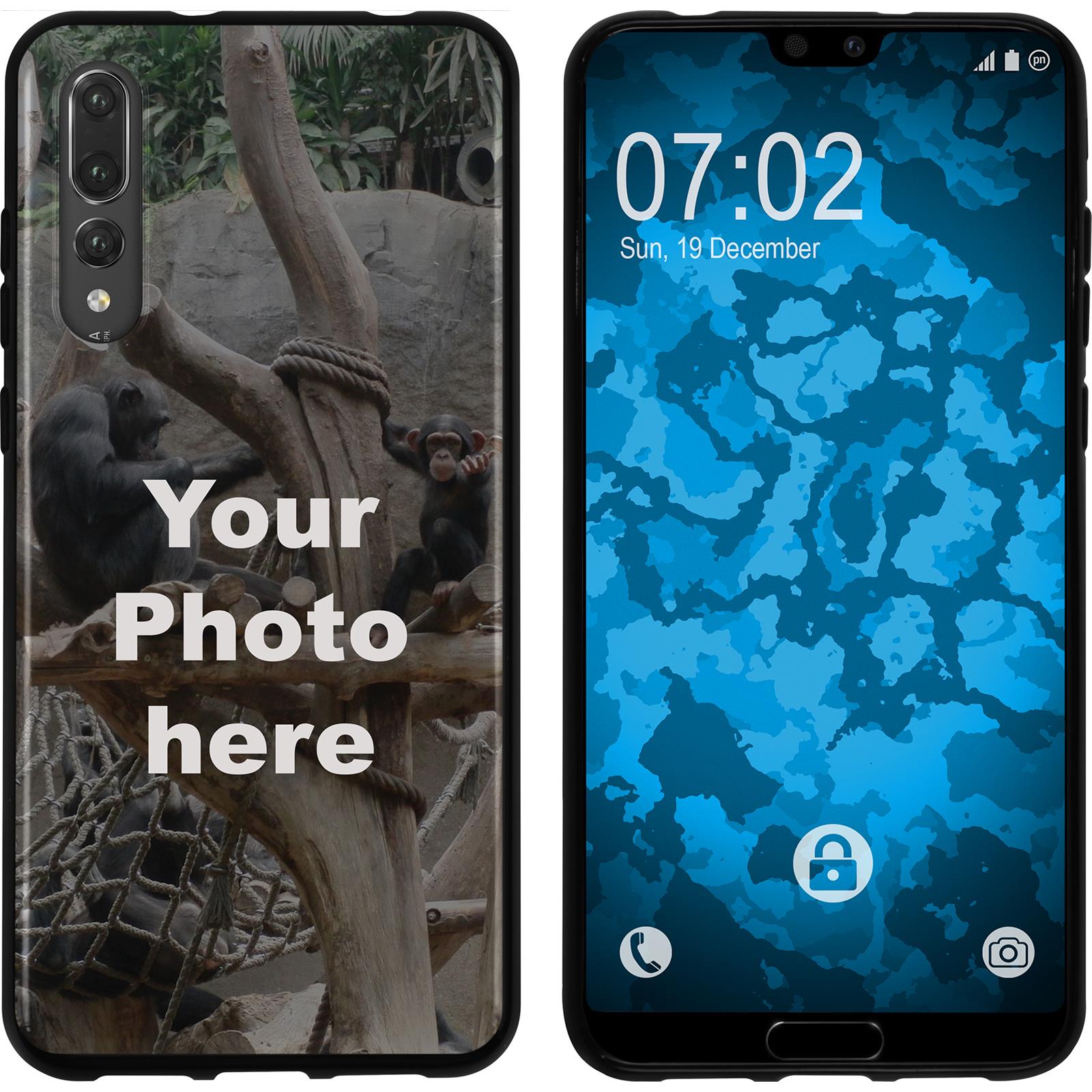 P20 Pro Personalisierte Handyhülle  schwarz zum selbst gest