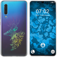 P30 Silikon-Hülle Floral Hirsch M7-4 Case