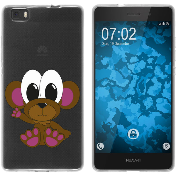 P8 Lite 2015 (1.Gen.) Silikon-Hülle Cutiemals M3 Case