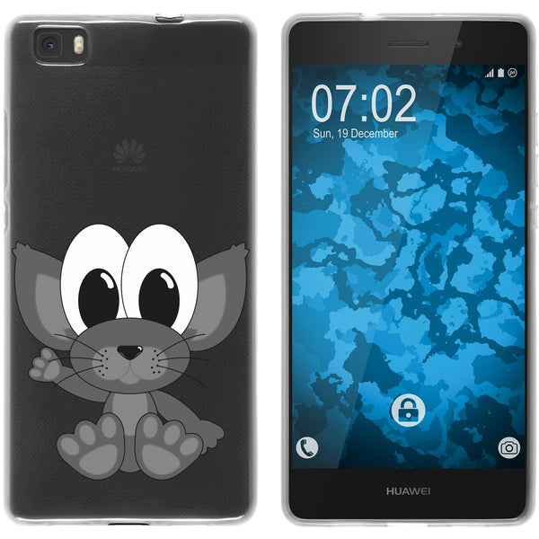 P8 Lite 2015 (1.Gen.) Silikon-Hülle Cutiemals M5 Case