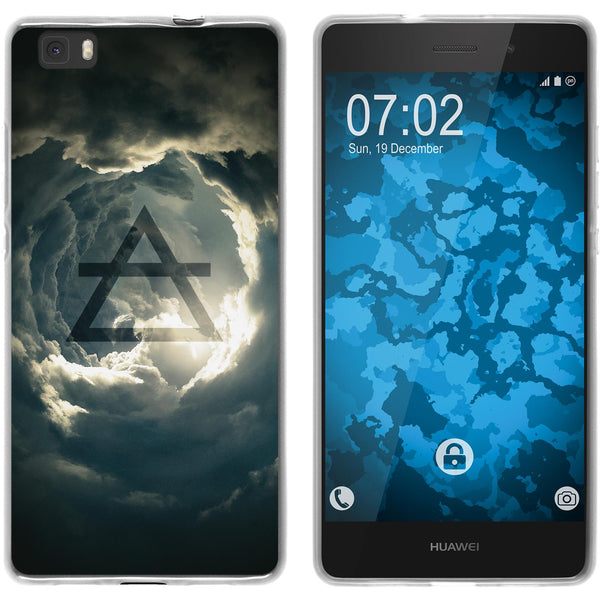 P8 Lite 2015 (1.Gen.) Silikon-Hülle Element Luft M1 Case