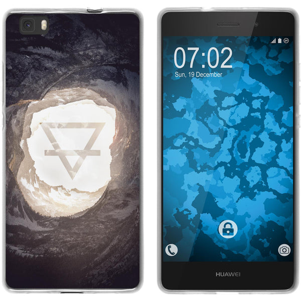 P8 Lite 2015 (1.Gen.) Silikon-Hülle Element Erde M2 Case