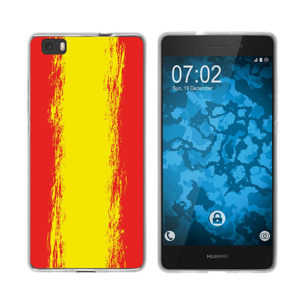 P8 Lite 2015 (1.Gen.) Silikon-Hülle WM Spanien M11 Case