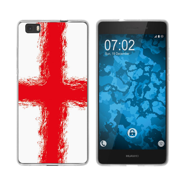 P8 Lite 2015 (1.Gen.) Silikon-Hülle WM England M4 Case