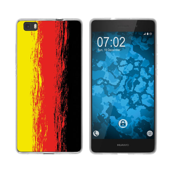 P8 Lite 2015 (1.Gen.) Silikon-Hülle WM Deutschland M6 Case