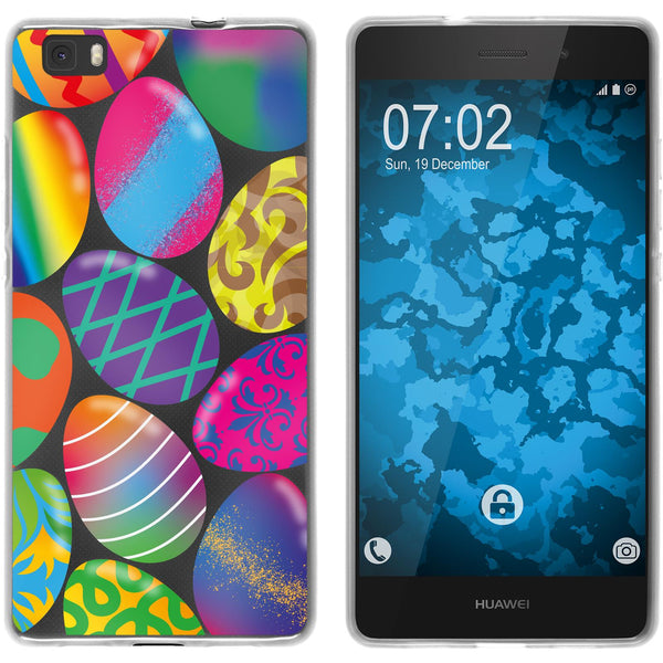 P8 Lite 2015 (1.Gen.) Silikon-Hülle Ostern M3 Case