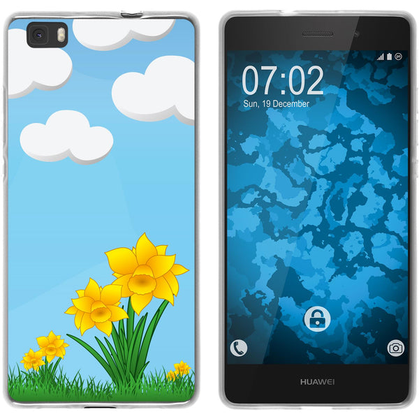 P8 Lite 2015 (1.Gen.) Silikon-Hülle Ostern M4 Case