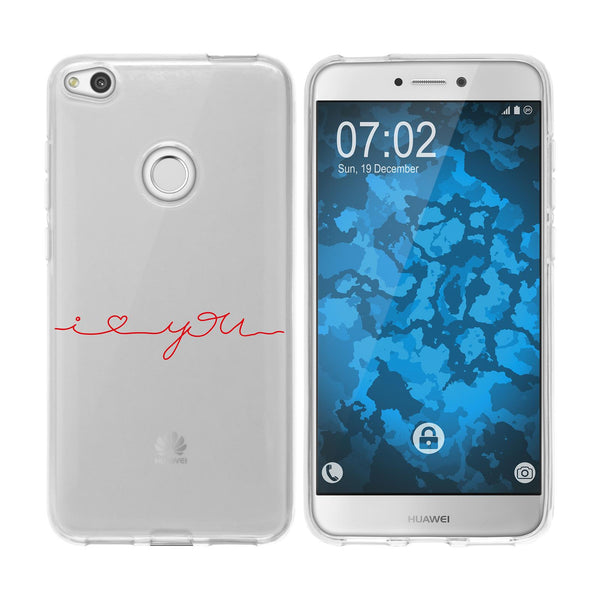 P8 Lite 2017 Silikon-Hülle in Love M2 Case