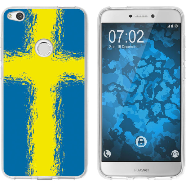 P8 Lite 2017 Silikon-Hülle WM Schweden M12 Case