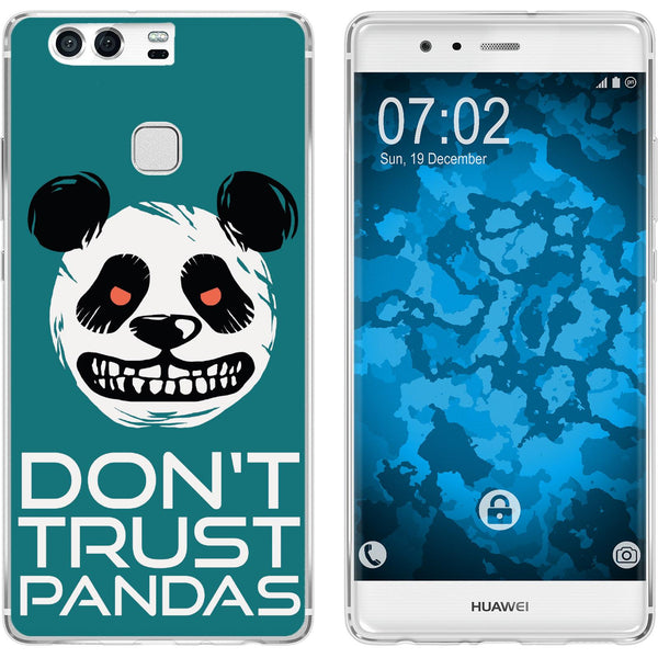 P9 Silikon-Hülle Crazy Animals Panda M2 Case