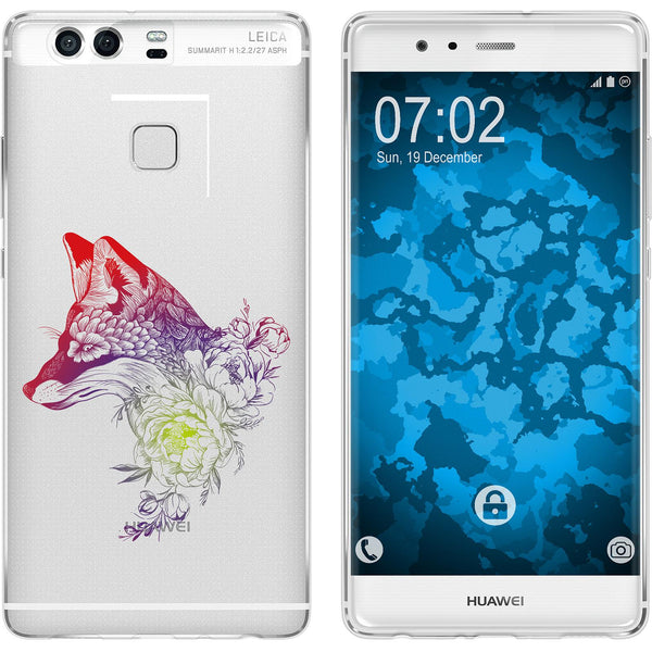 P9 Silikon-Hülle Floral Fuchs M1-5 Case