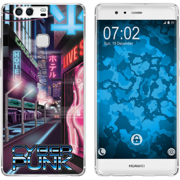 P9 Silikon-Hülle Retro Wave Cyberpunk.01 M4 Case