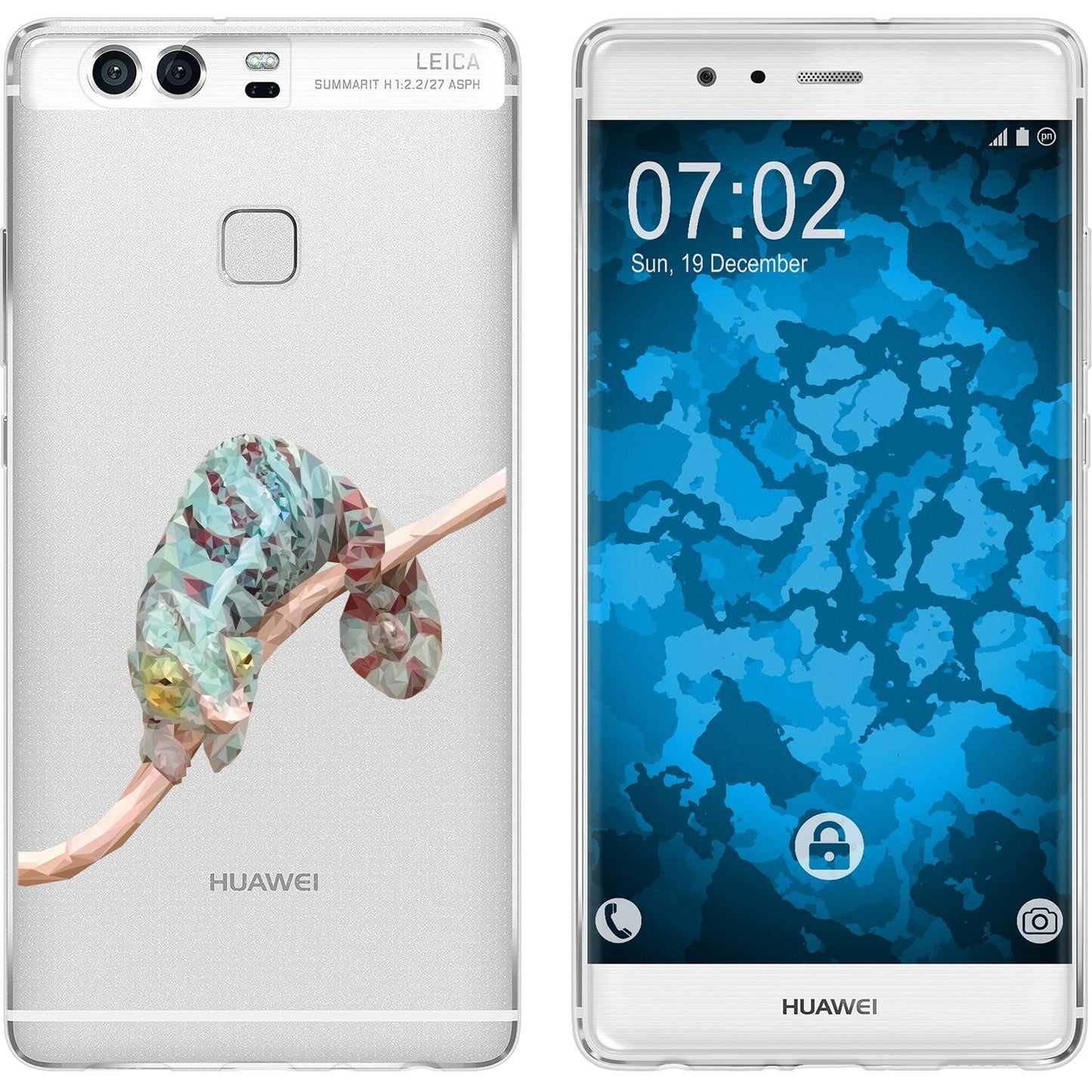 P9 Silikon-Hülle Vektor Tiere Camelion M7 Case
