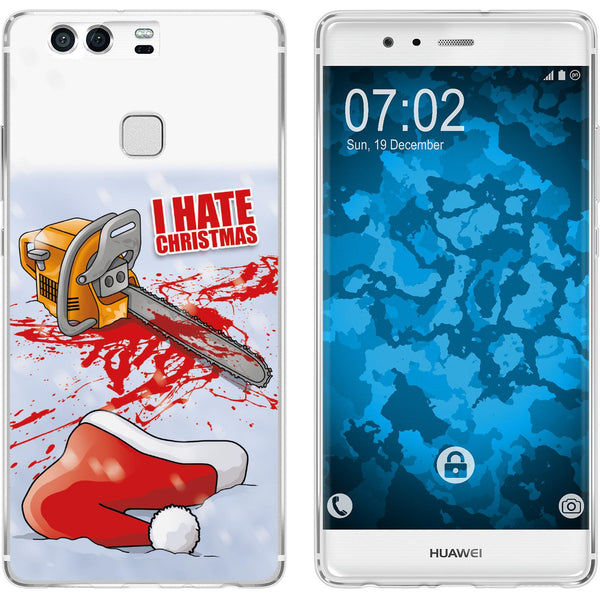 P9 Silikon-Hülle X Mas Weihnachten Hate X-Mas M8 Case