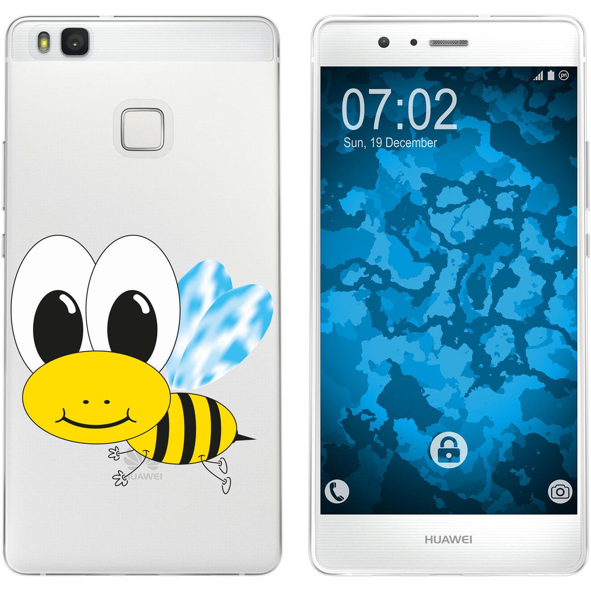 P9 Lite Silikon-Hülle Cutiemals M1 Case