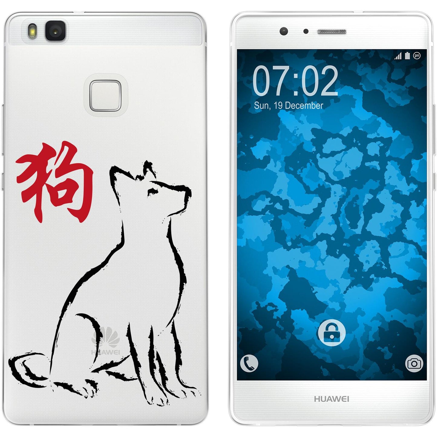 P9 Lite Silikon-Hülle Tierkreis Chinesisch M11 Case