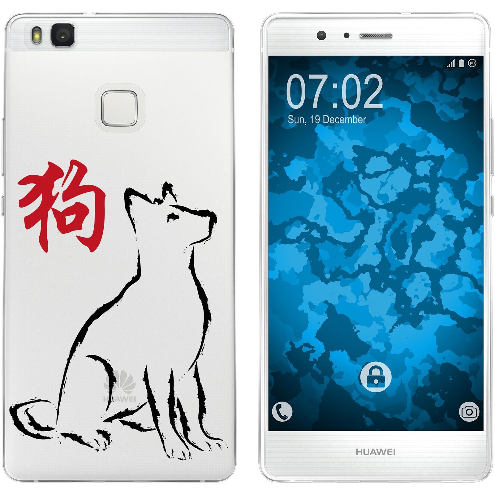 P9 Lite Silikon-Hülle Tierkreis Chinesisch M11 Case