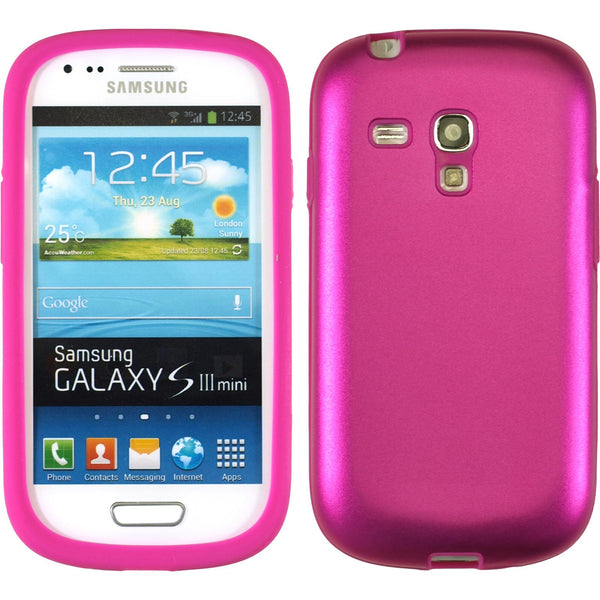 Hybridhülle für Samsung Galaxy S3 Mini  pink