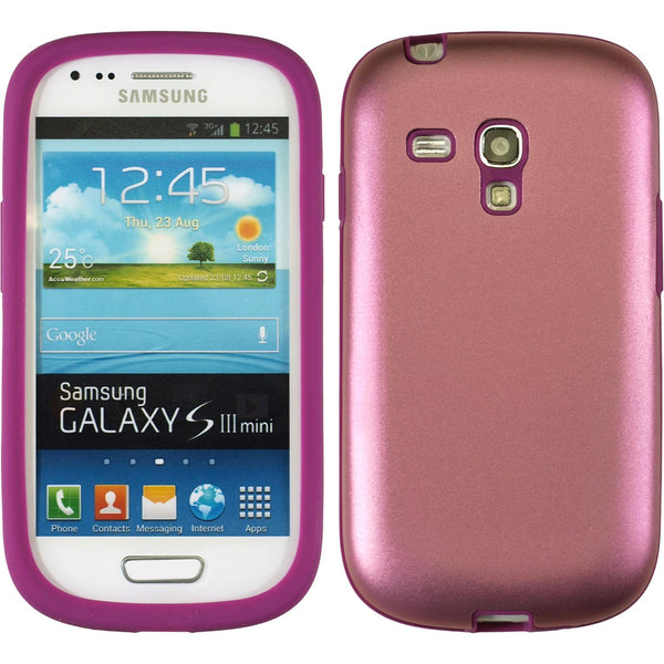 Hybridhülle für Samsung Galaxy S3 Mini  rosa