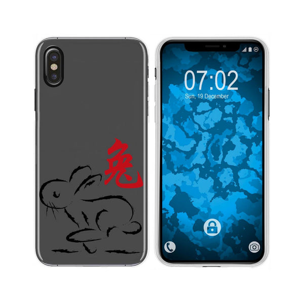 iPhone Xs Max Silikon-Hülle Tierkreis Chinesisch M4 Case