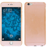 PhoneNatic Case kompatibel mit Apple iPhone 6s / 6 - gold Silikon Hülle 360∞ Fullbody Cover