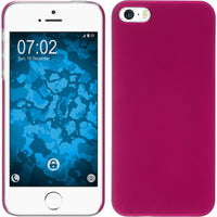 Hardcase für Apple iPhone 5 / 5s / SE gummiert pink