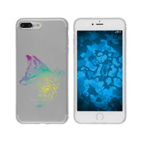 iPhone 7 Plus / 8 Plus Silikon-Hülle Floral Fuchs M1-4 Case