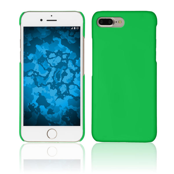 Hardcase für Apple iPhone 7 Plus / 8 Plus gummiert grün