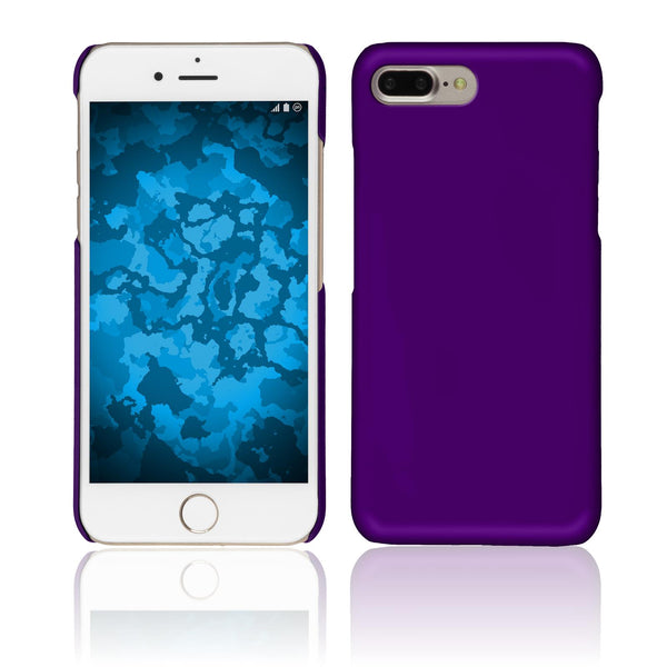 Hardcase für Apple iPhone 7 Plus / 8 Plus gummiert lila