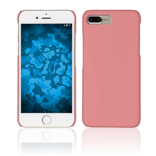Hardcase für Apple iPhone 7 Plus / 8 Plus gummiert rosa