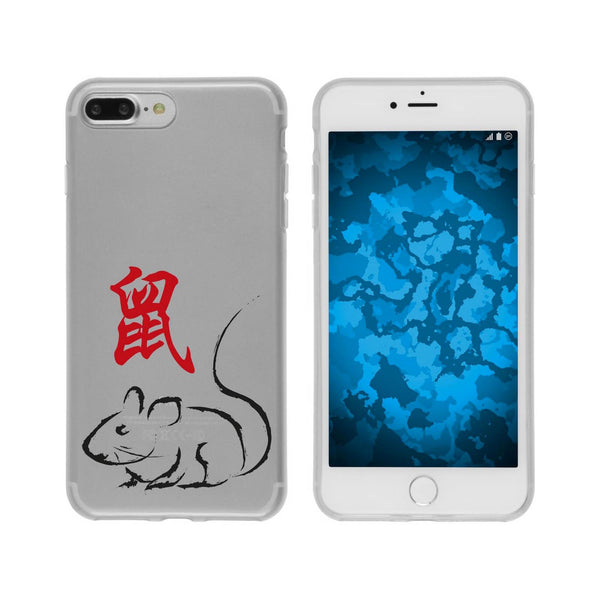 iPhone 8 Plus Silikon-Hülle Tierkreis Chinesisch M1 Case