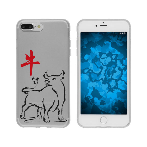 iPhone 8 Plus Silikon-Hülle Tierkreis Chinesisch M2 Case