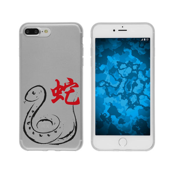 iPhone 8 Plus Silikon-Hülle Tierkreis Chinesisch M6 Case