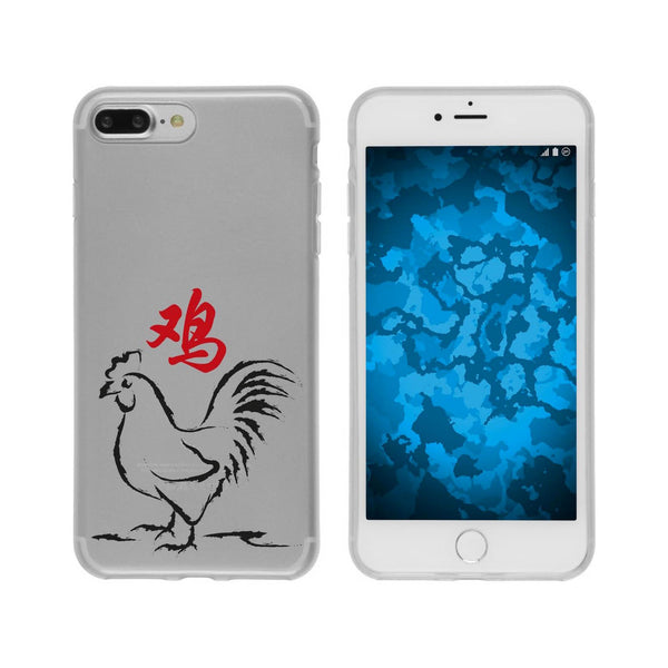 iPhone 8 Plus Silikon-Hülle Tierkreis Chinesisch M10 Case