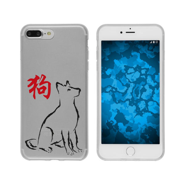 iPhone 8 Plus Silikon-Hülle Tierkreis Chinesisch M11 Case