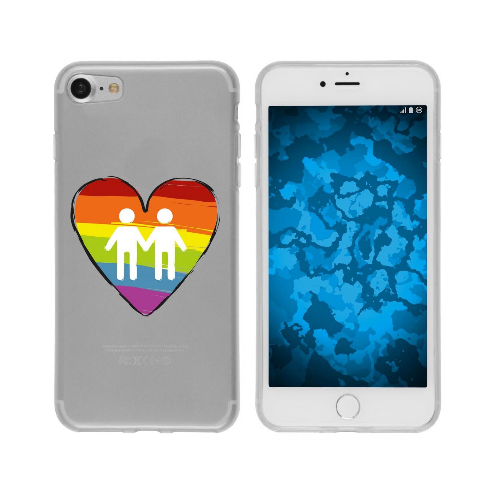 iPhone 6s / 6 Silikon-Hülle pride Männer M3 Case
