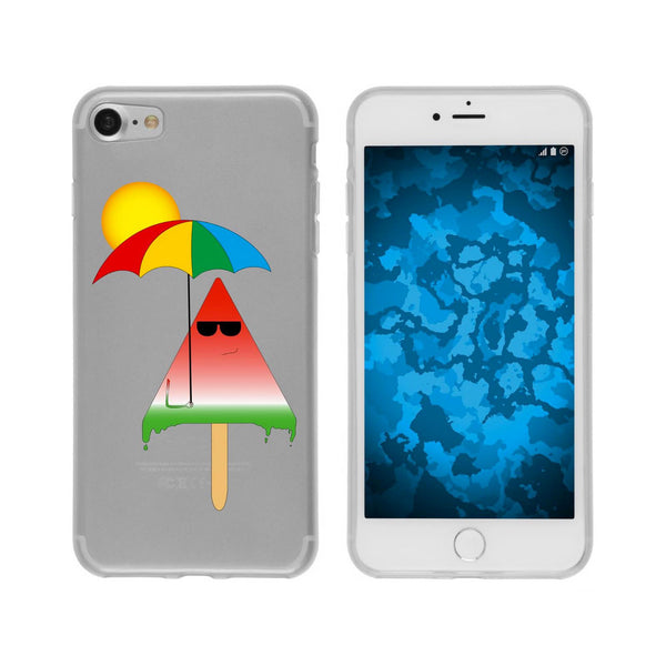 iPhone 8 Silikon-Hülle Sommer Eis M6 Case