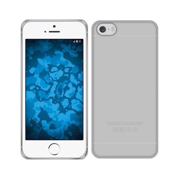 PhoneNatic Case kompatibel mit Apple iPhone 8 - Crystal Clear Silikon Hülle transparent + 2 Schutzfolien