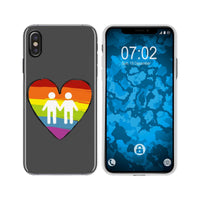 iPhone Xs Max Silikon-Hülle pride Männer M3 Case
