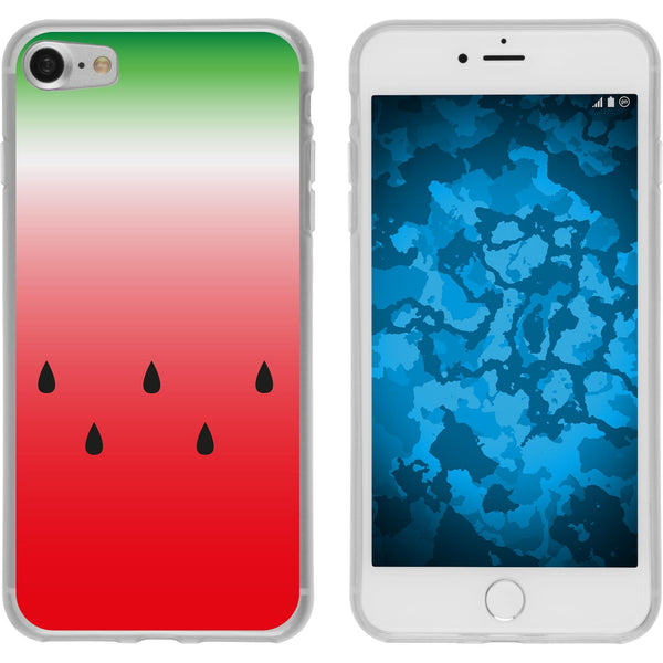 iPhone 8 Silikon-Hülle Sommer Melone M5 Case